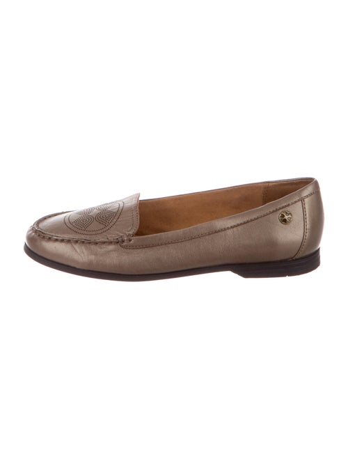 Shoes Leather Loafers Gold