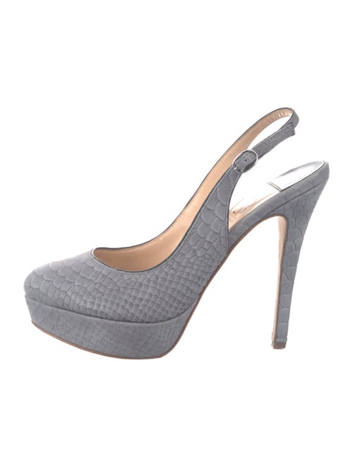 Shoes Suede Slingback Pumps