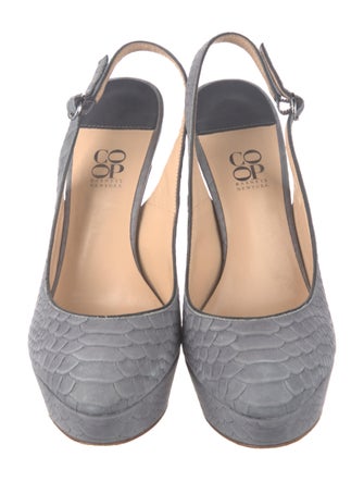 Shoes Suede Slingback Pumps