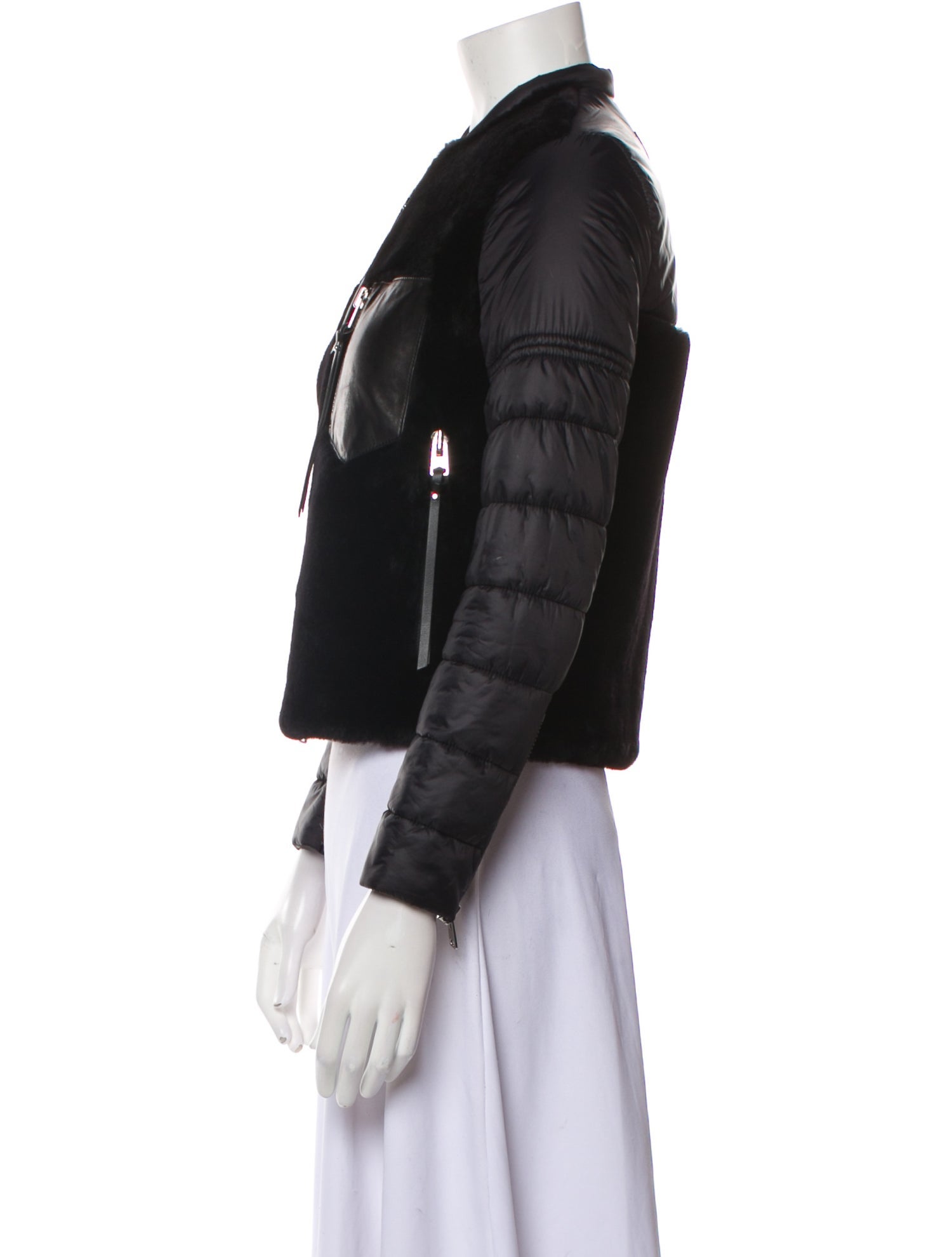 Shoreditch Ski Club Leather Fur Jacket