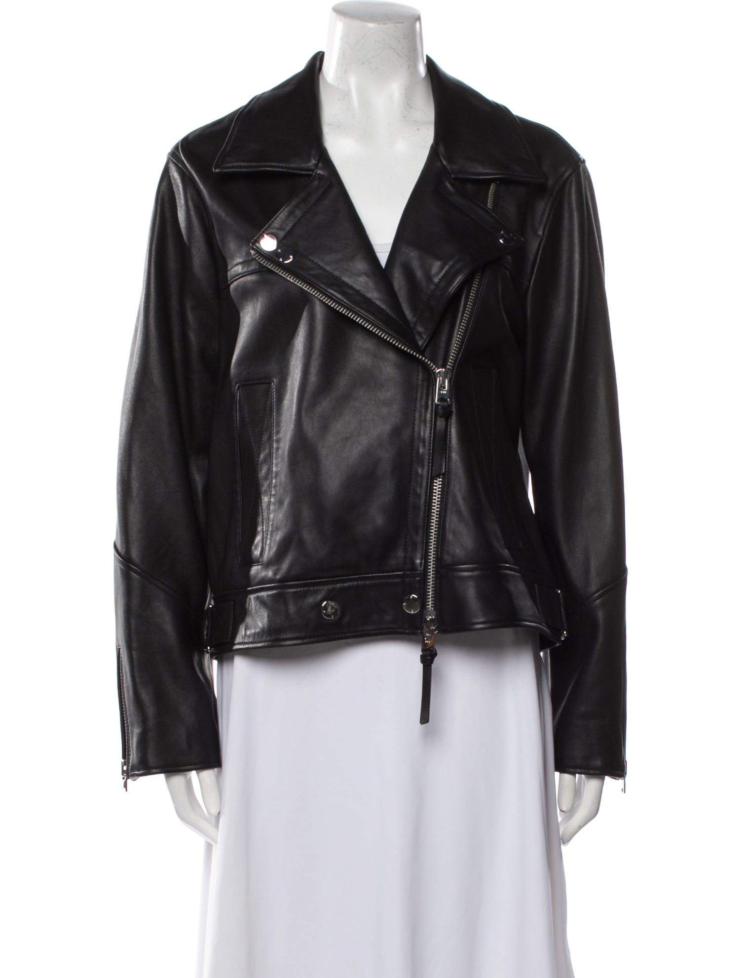 Shoreditch Ski Club Leather Biker Jacket