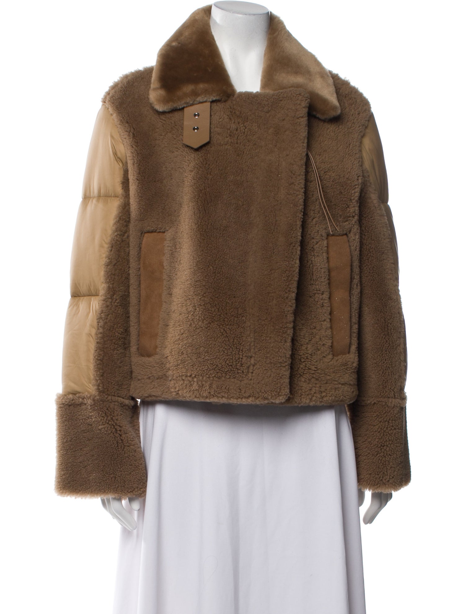 Shoreditch Ski Club Lambskin Faux Fur Jacket