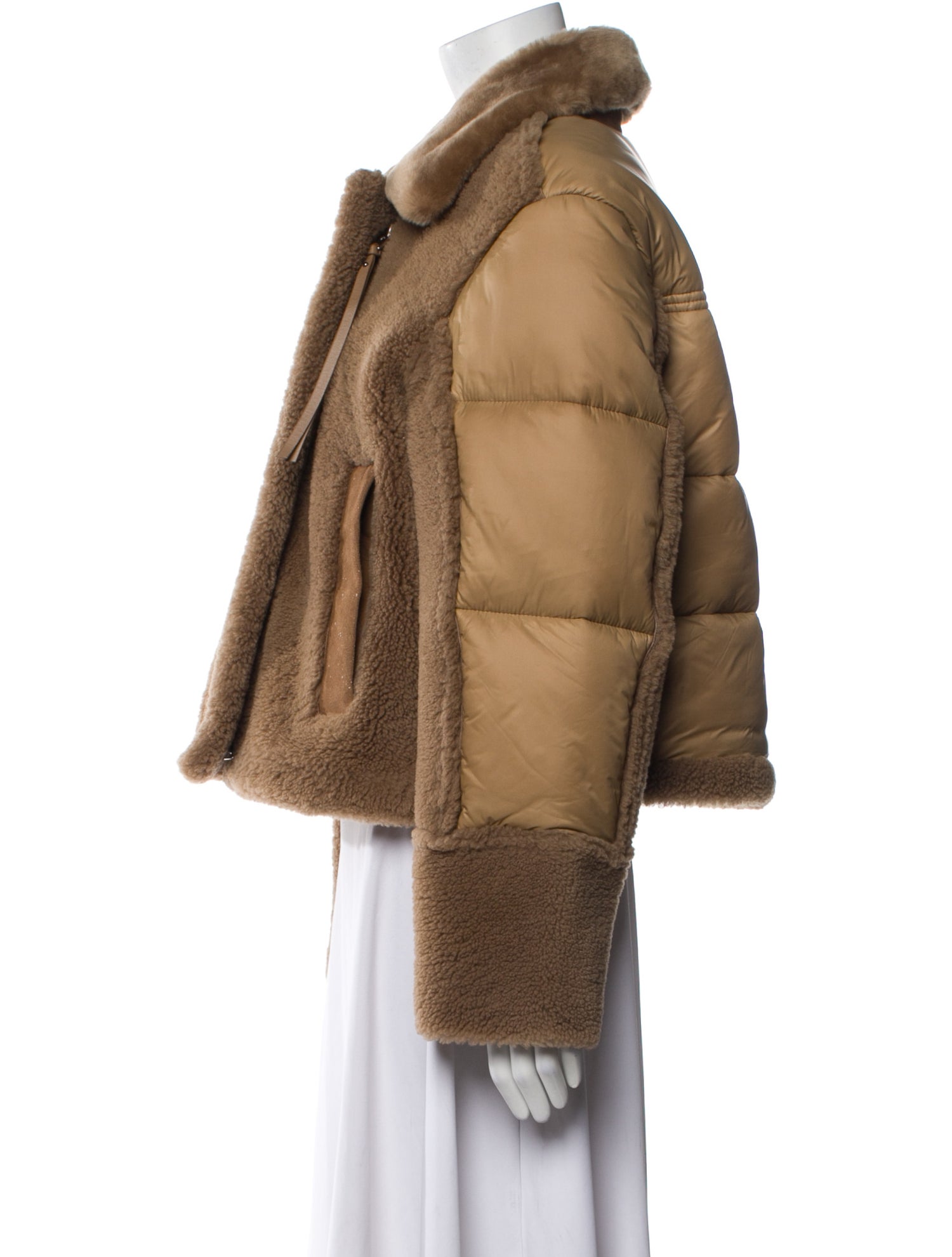 Shoreditch Ski Club Lambskin Faux Fur Jacket