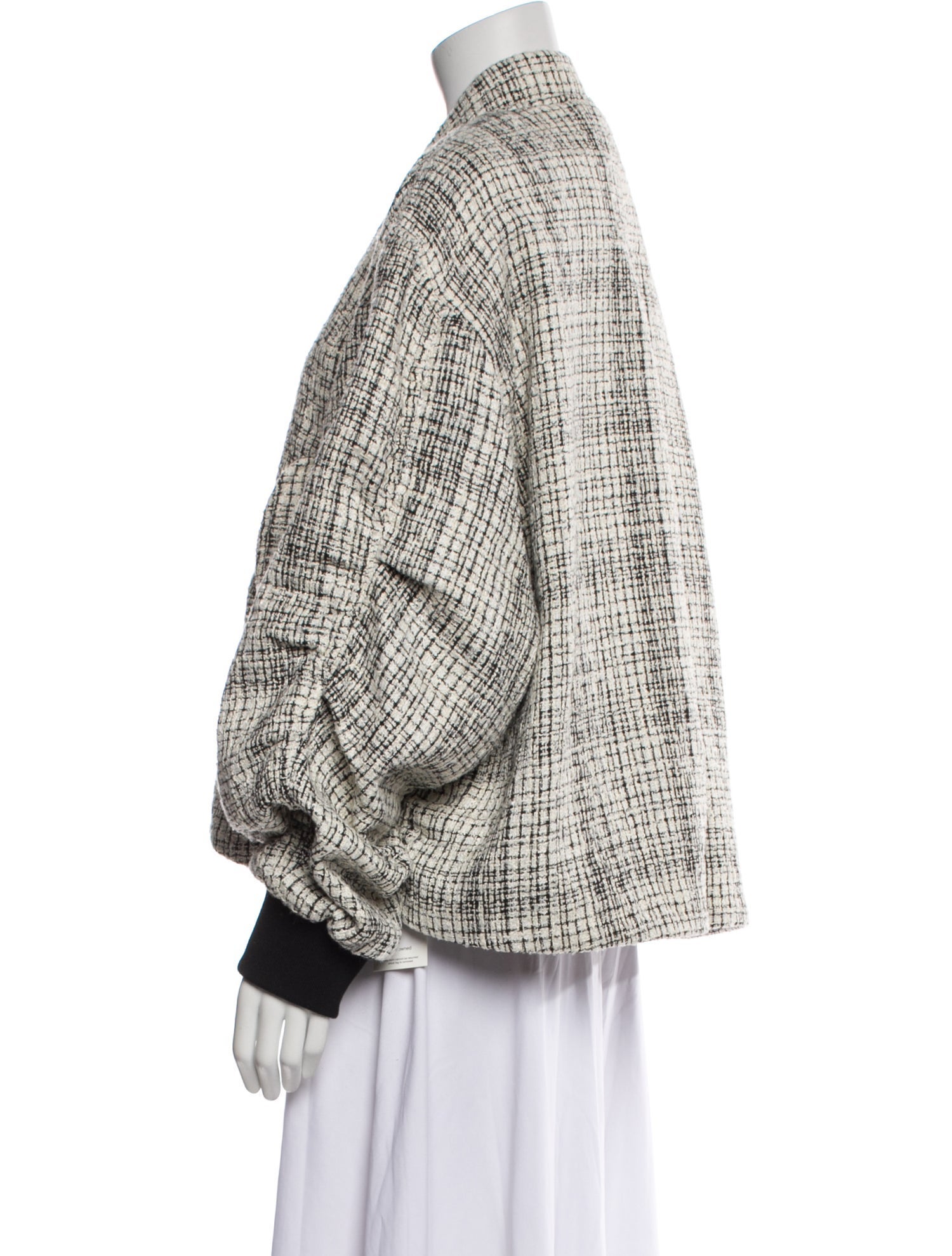 Shoreditch Ski Club Tweed Pattern Bomber Jacket w/ Tags