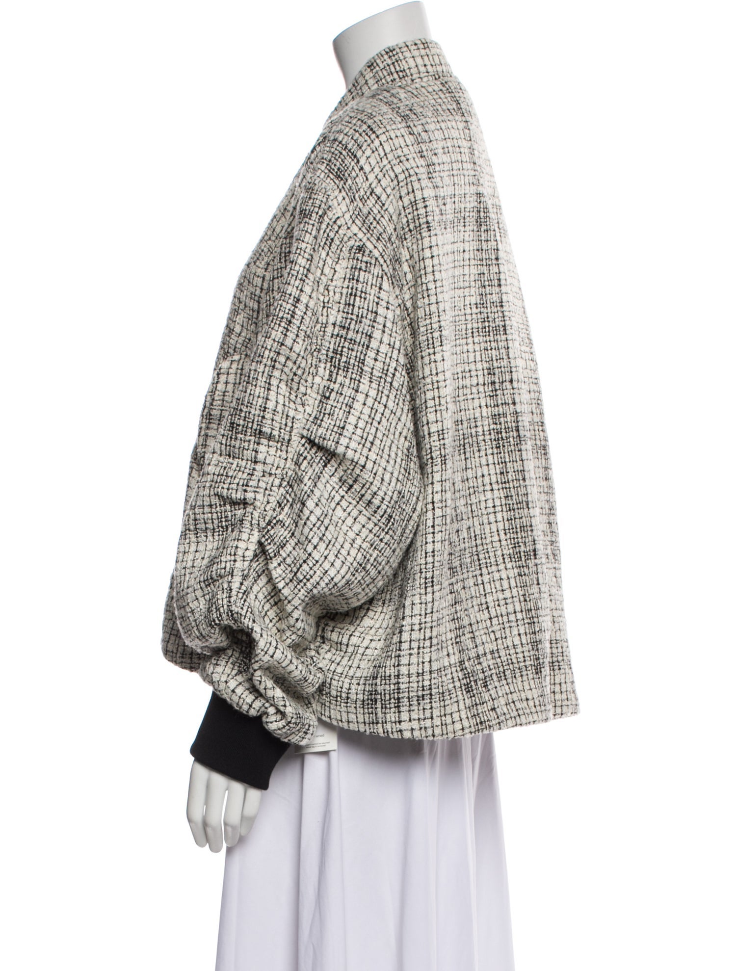 Shoreditch Ski Club Tweed Pattern Bomber Jacket w/ Tags