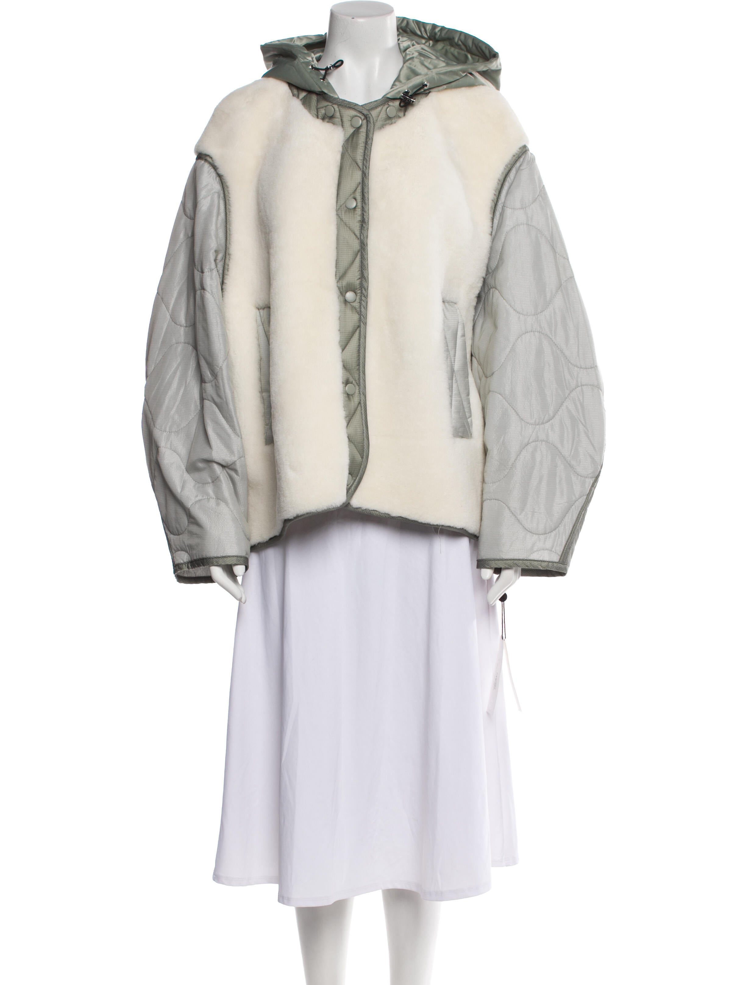 Shoreditch Ski Club Colorblock Pattern Parka w/ Tags