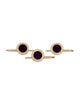 Shirt Studs 14K Onyx & Diamond Set Of Three Shirt Studs