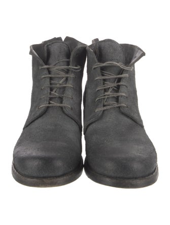 Shoto Suede Combat Boots