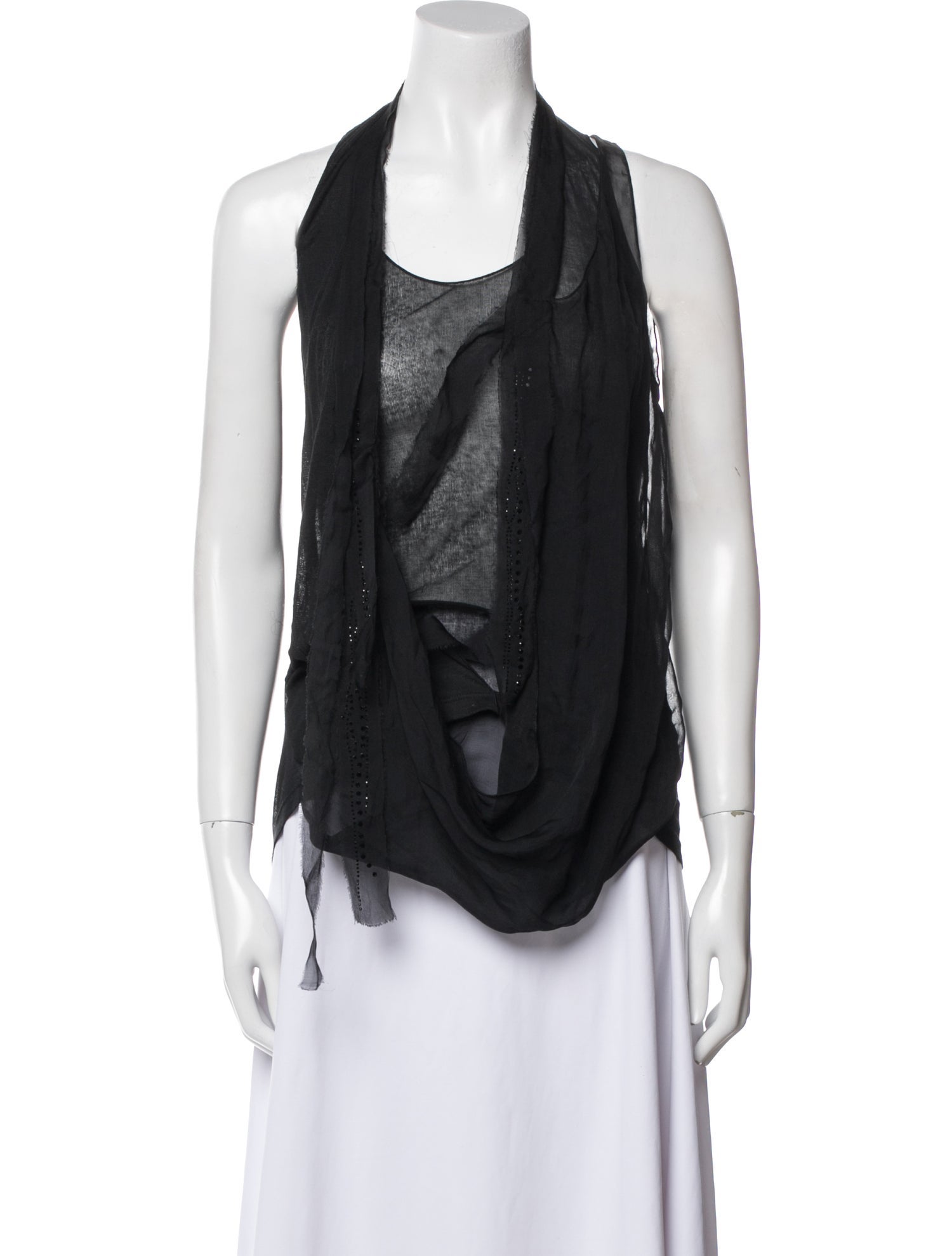 Sharon Wauchob Silk Scoop Neck Top