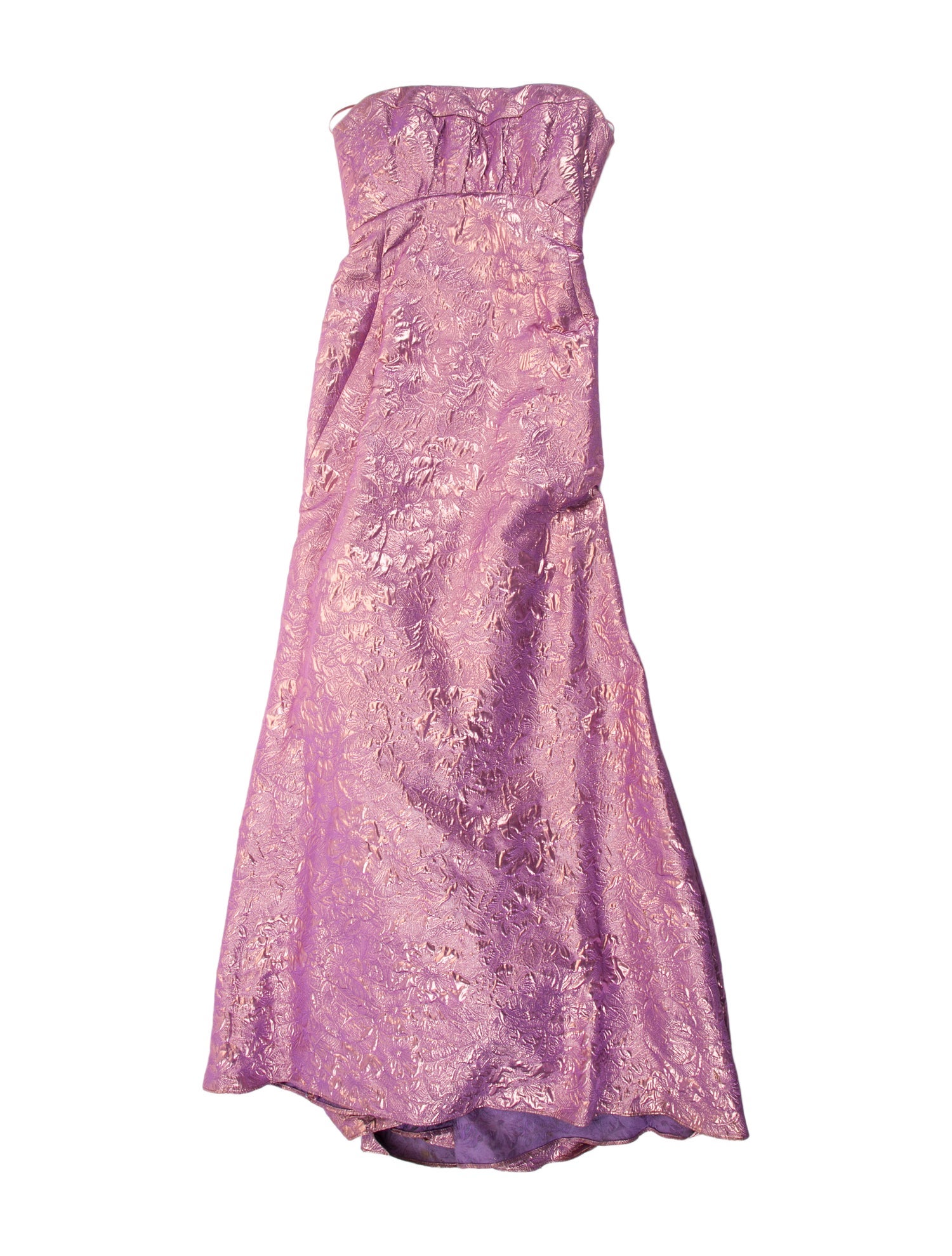 Angel Sanchez Paisley Print Long Dress