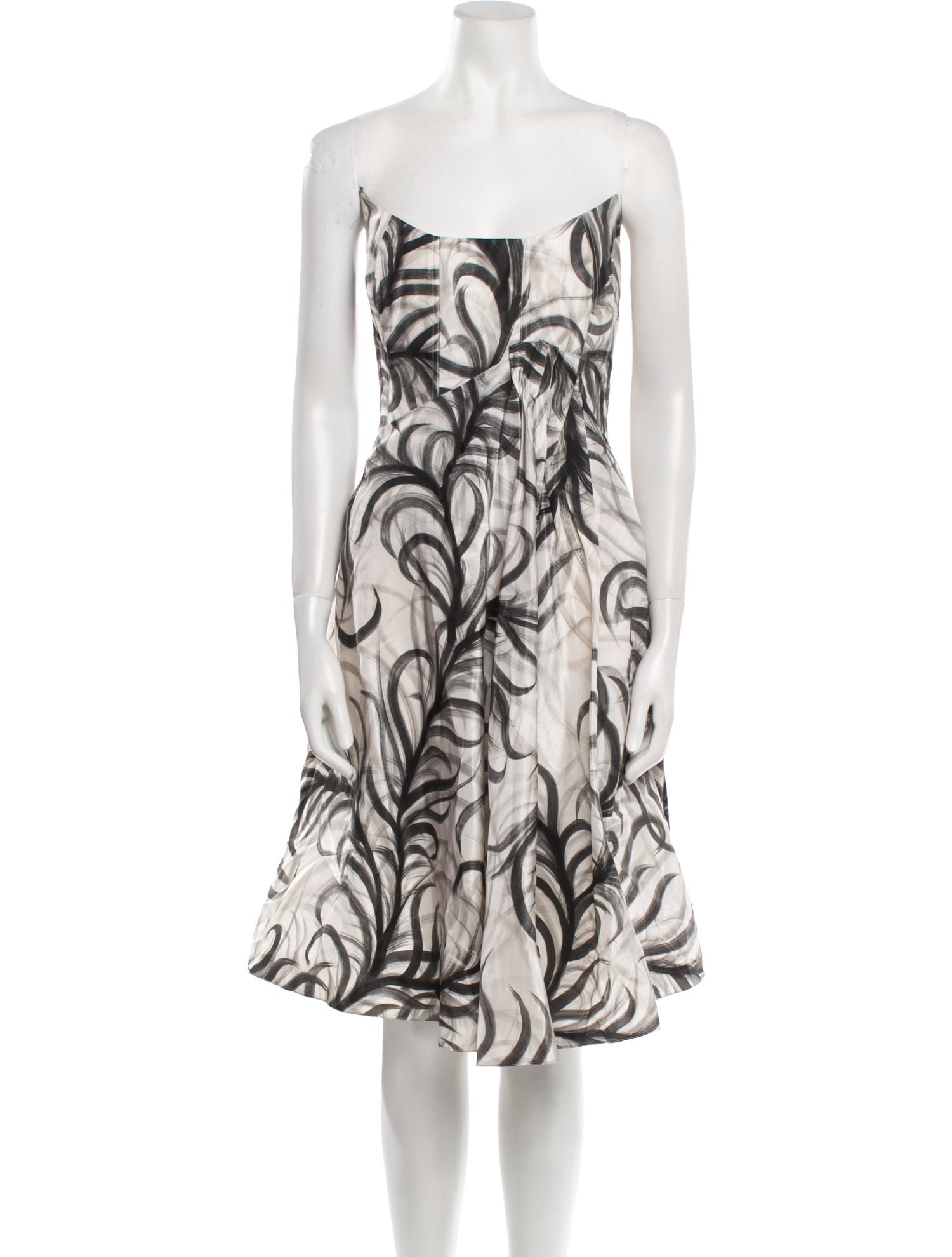 Angel Sanchez Printed Mini Dress
