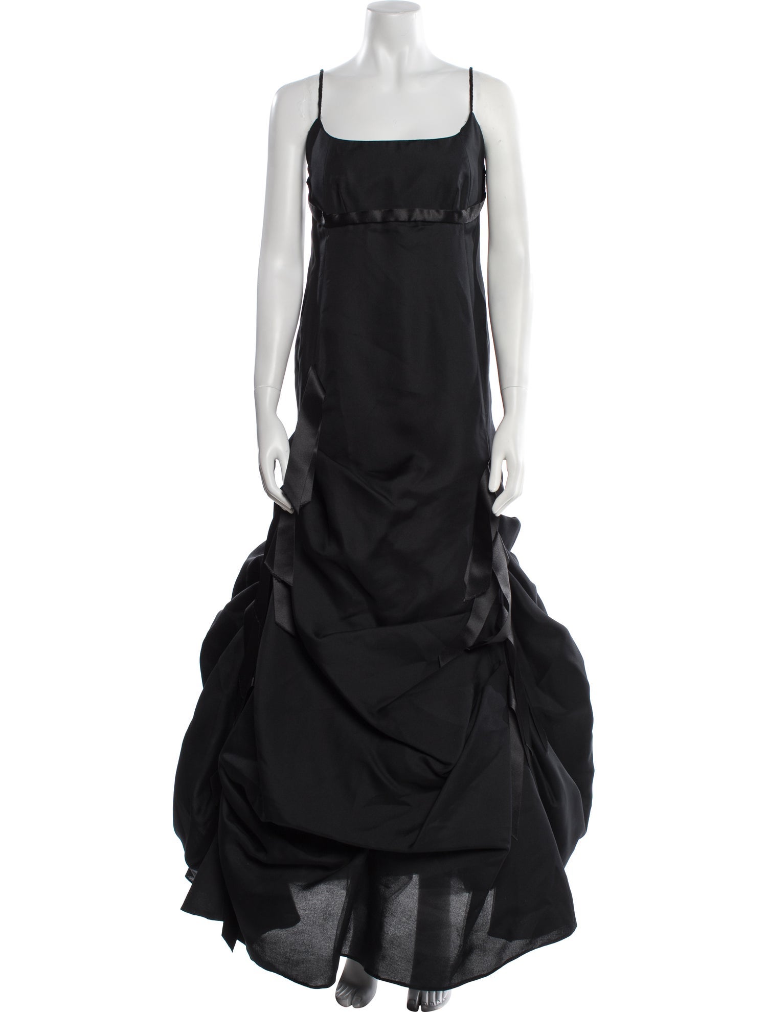 Angel Sanchez Silk Long Dress