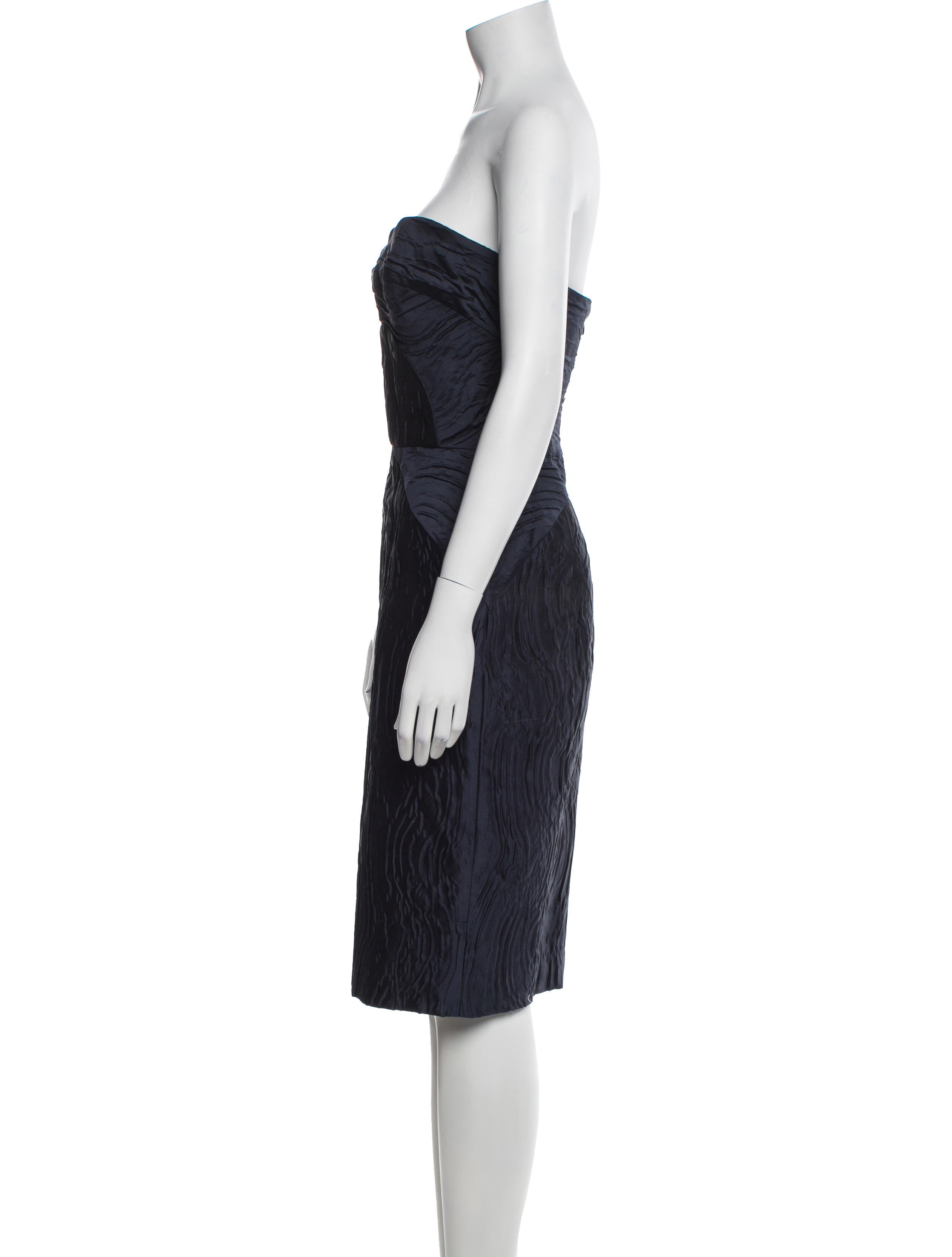 Angel Sanchez Silk Mini Dress