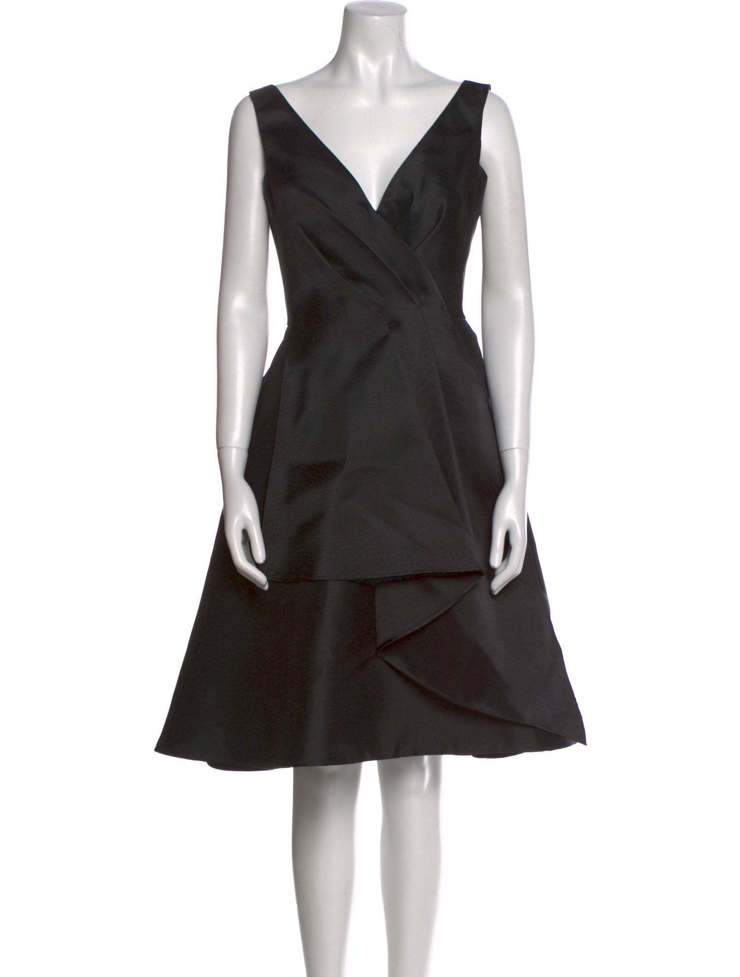 Angel Sanchez V-Neck Knee-Length Dress