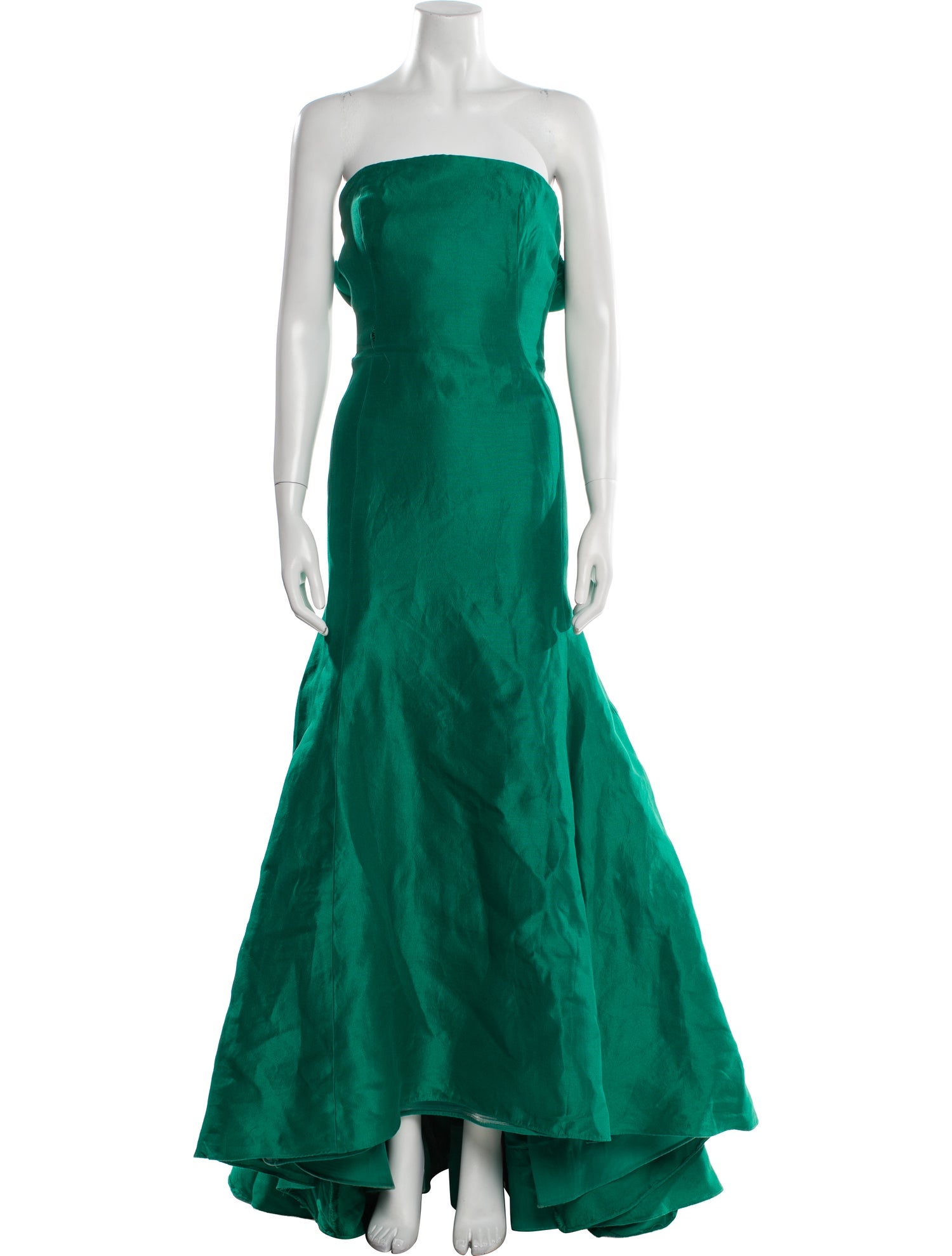 Angel Sanchez Silk Long Dress