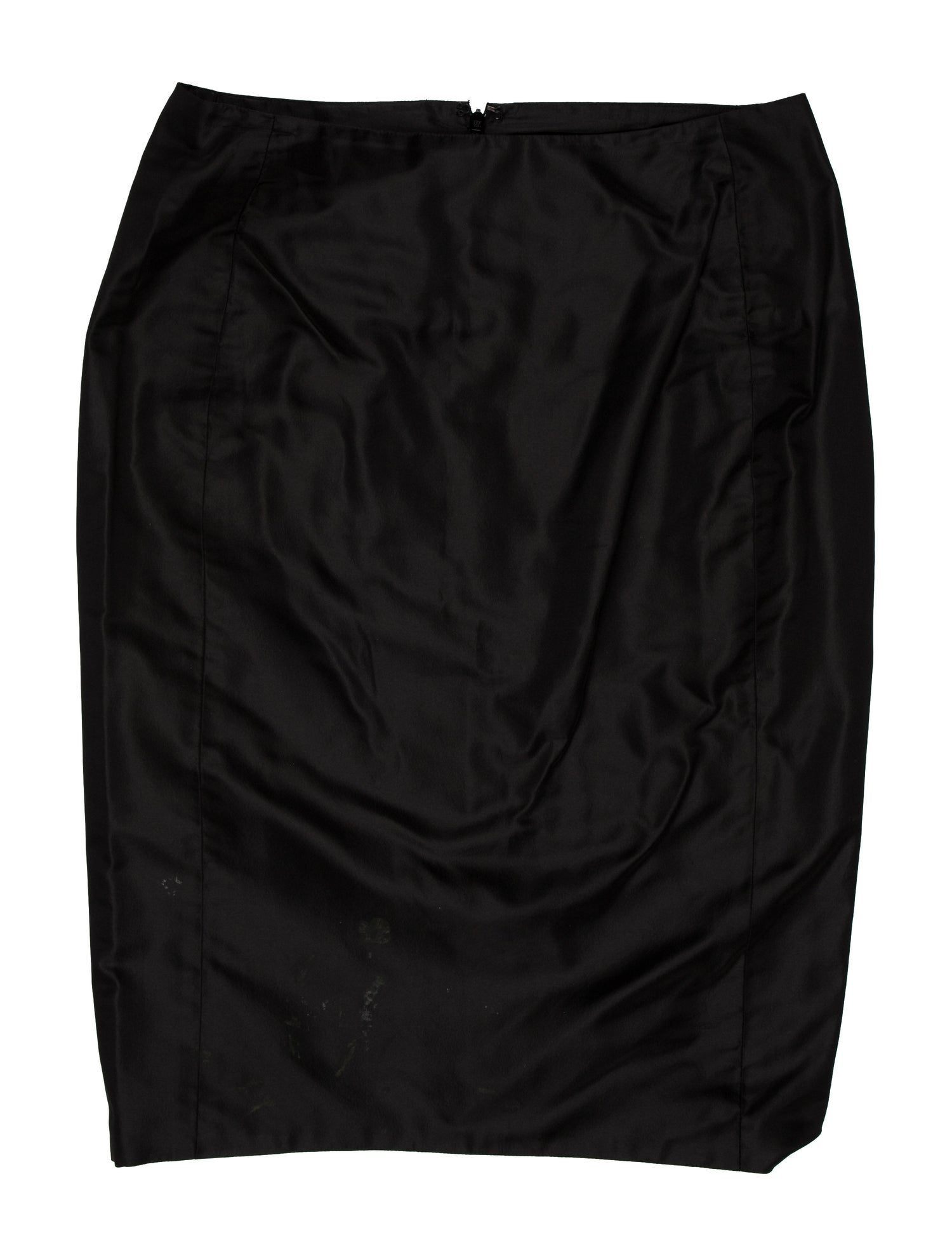 Angel Sanchez Silk Knee-Length Skirt