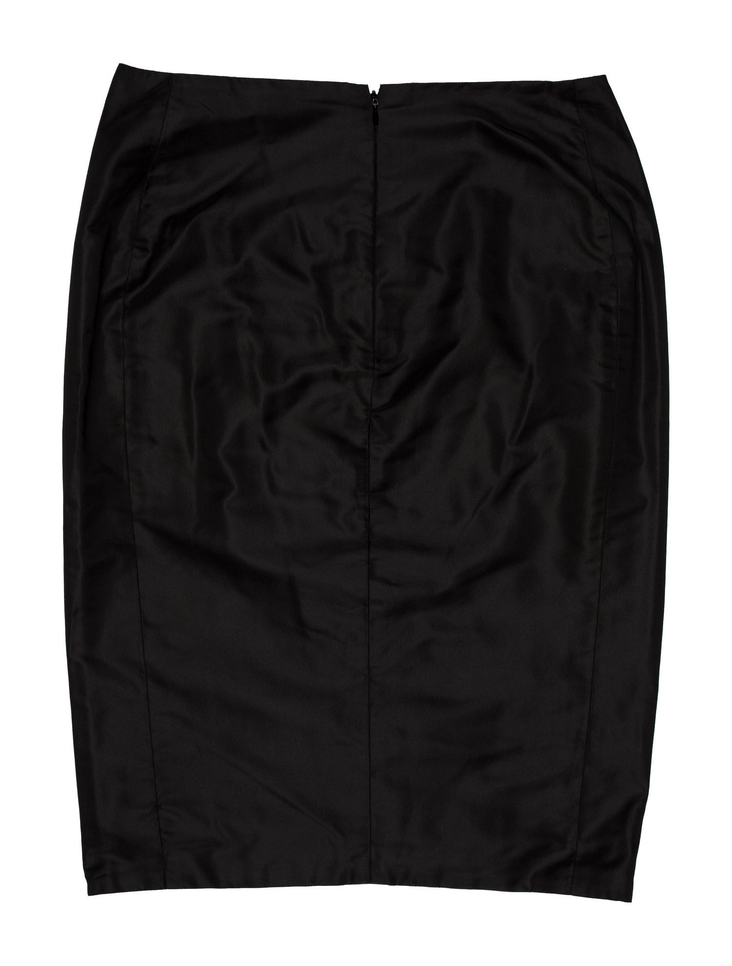 Angel Sanchez Silk Knee-Length Skirt