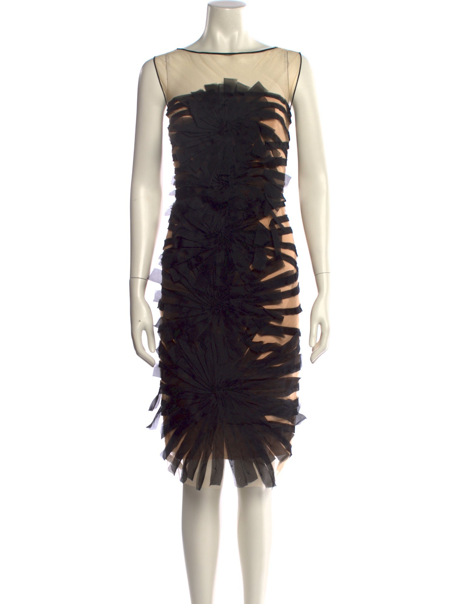 Angel Sanchez Silk Long Dress