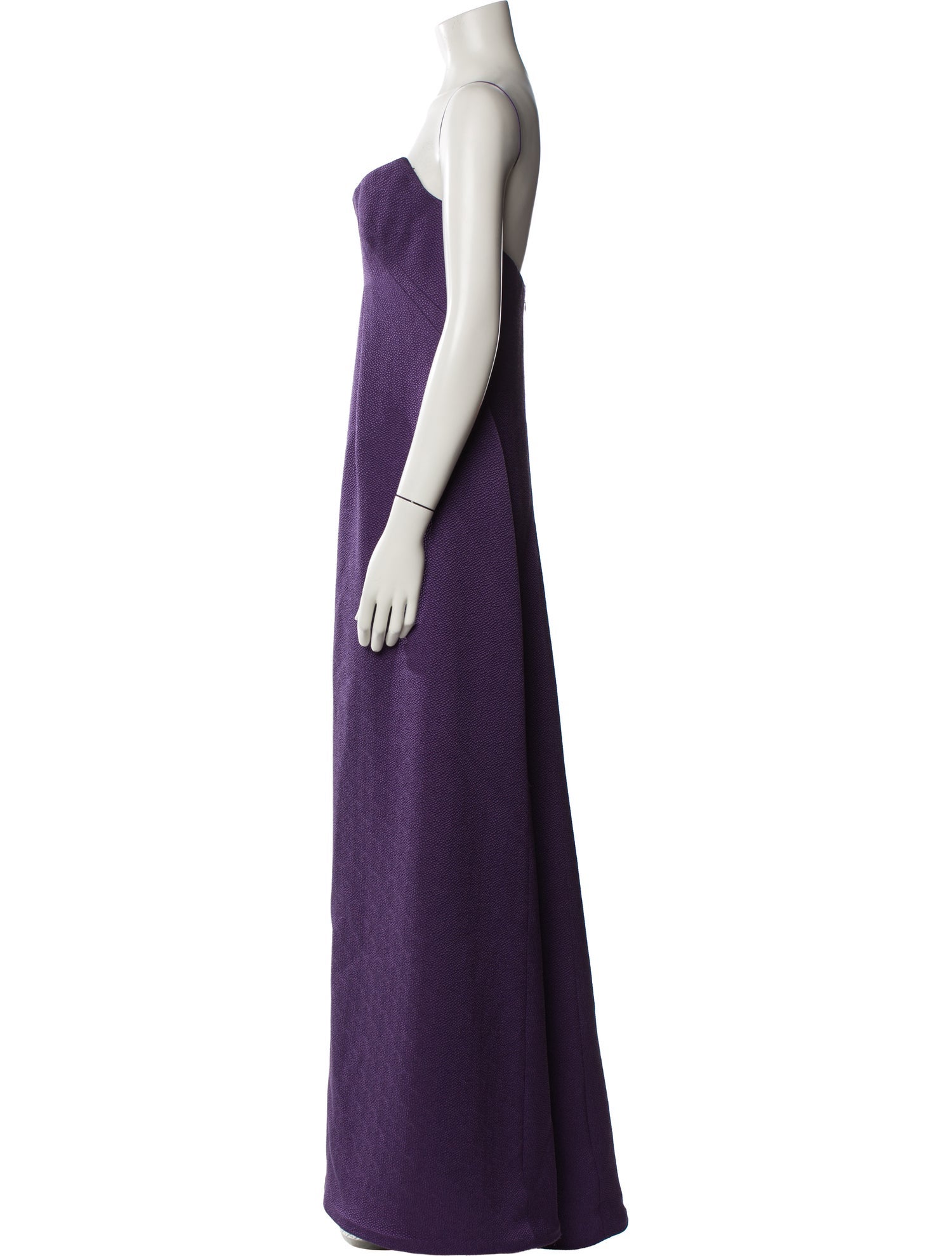 Angel Sanchez Silk Long Dress