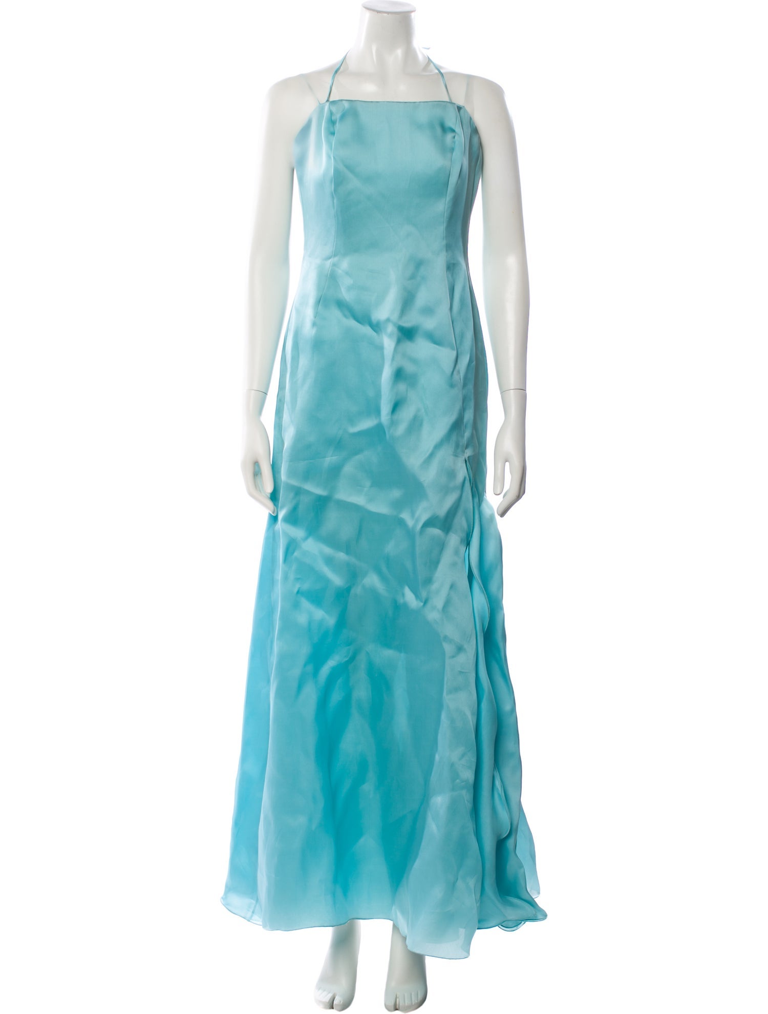 Angel Sanchez Silk Long Dress