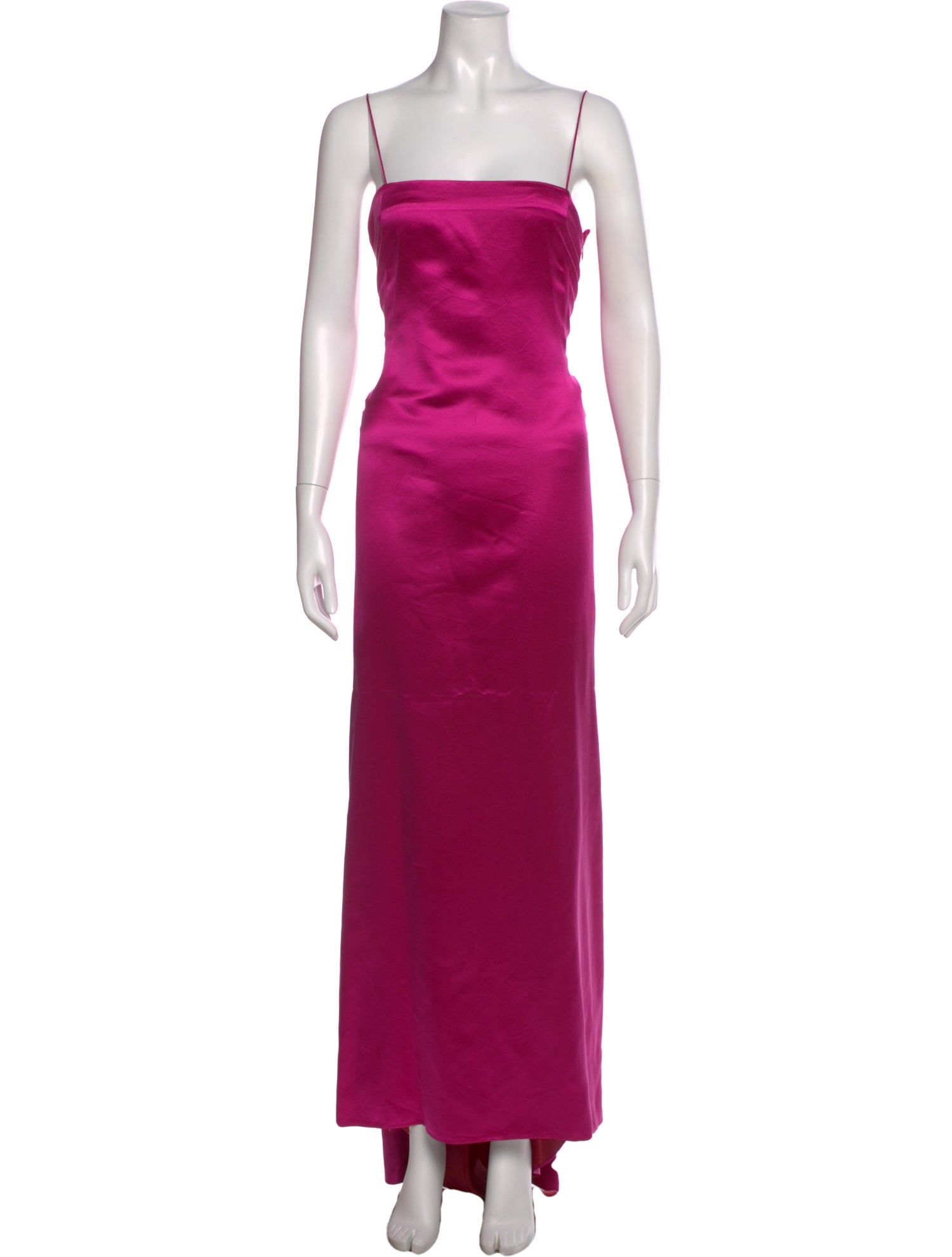 Angel Sanchez Silk Long Dress