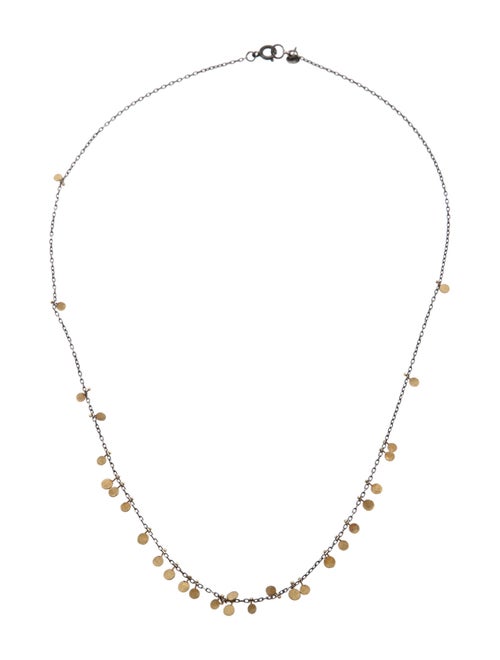 Sia Taylor Two-Tone Random Tiny Dot Chain Necklace