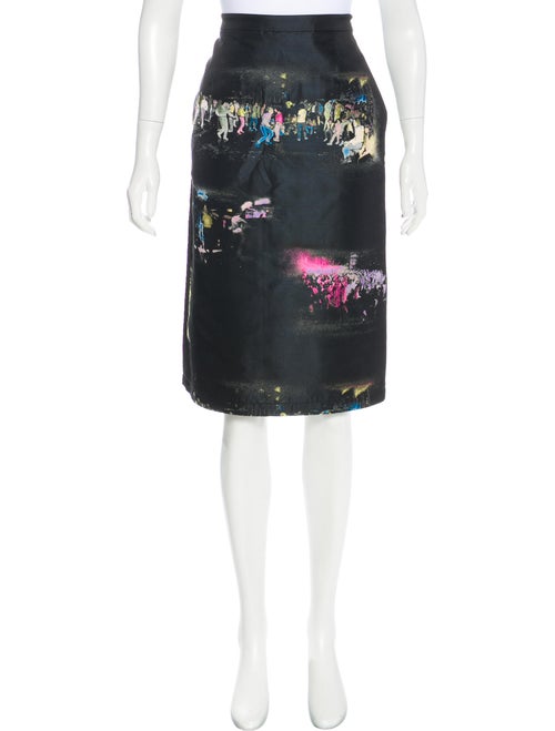 Sies Marjan Silk Jacquard Skirt w/ Tags Black
