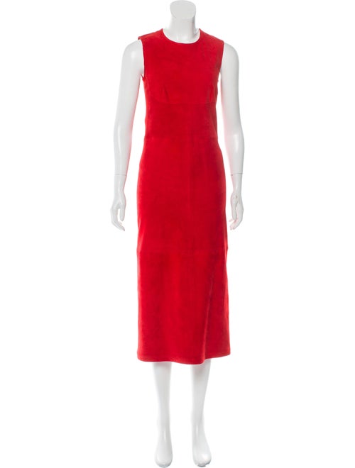 Sies Marjan Suede Midi Dress