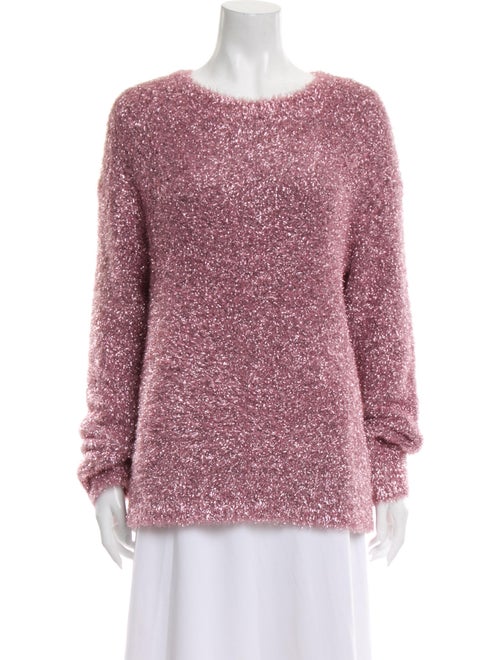 Sies Marjan Scoop Neck Sweater Metallic