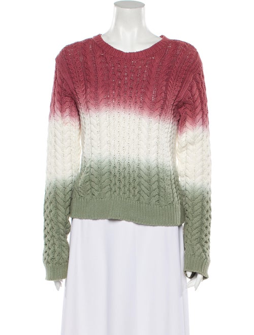 Sies Marjan Tie-Dye Print Scoop Neck Sweater