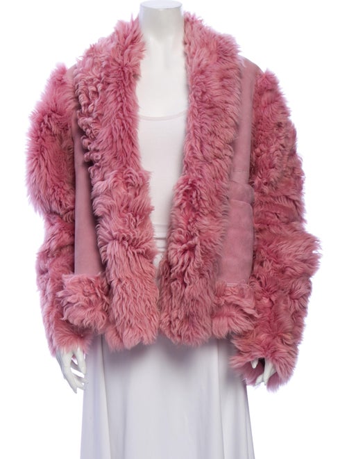 Sies Marjan Fur Jacket Pink