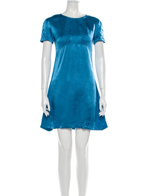 Sies Marjan Scoop Neck Mini Dress Blue