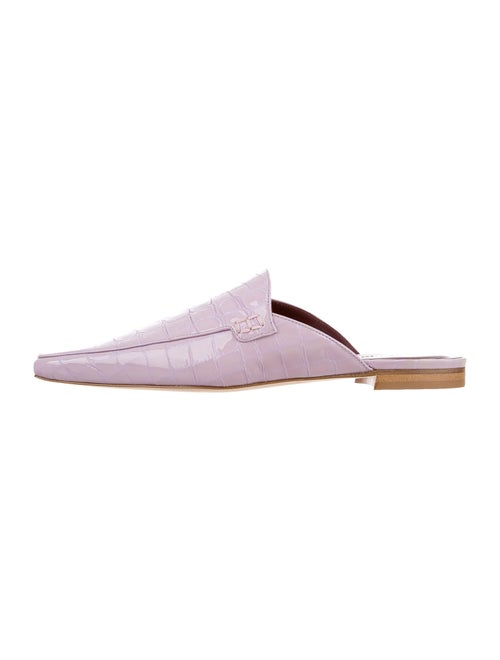 Sies Marjan Lia Patent Leather Mules Purple