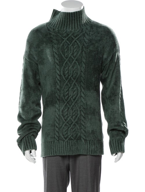 Sies Marjan Mock Neck Cable Knit Sweater