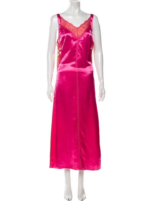 Sies Marjan V-Neck Long Dress w/ Tags Pink