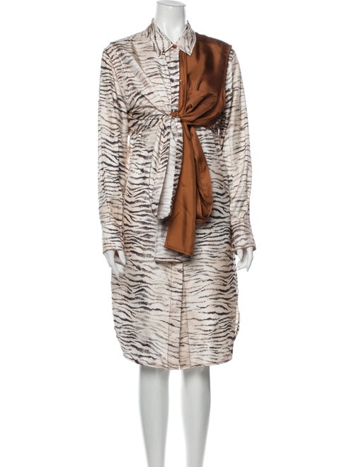 Sies Marjan Tie Waist Midi Length Dress