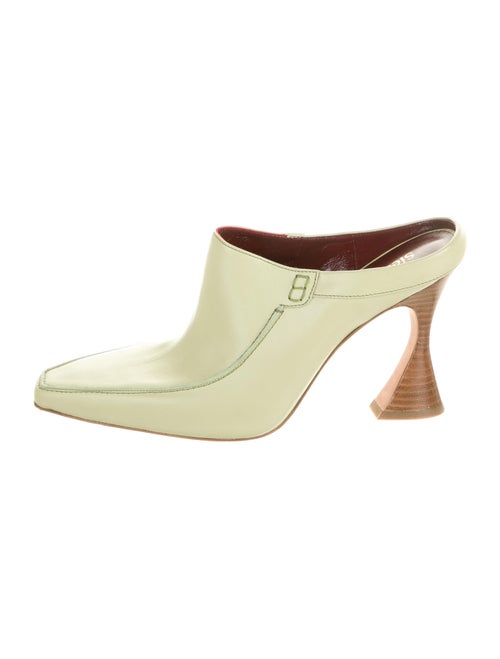 Sies Marjan Leather Mules Green