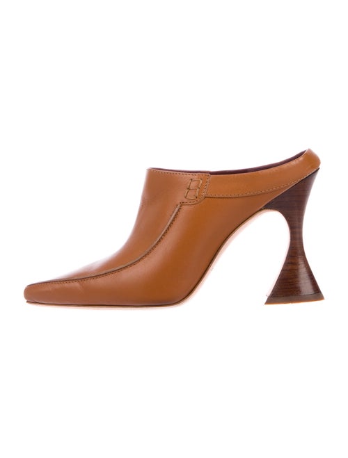 Sies Marjan Leather Mules Brown