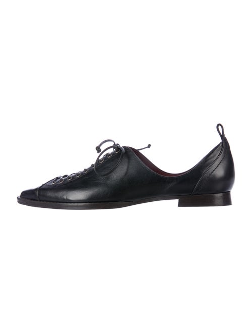 Sies Marjan Leather Oxfords Black