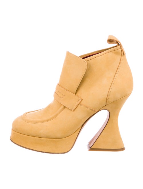 Sies Marjan Suede Boots Yellow