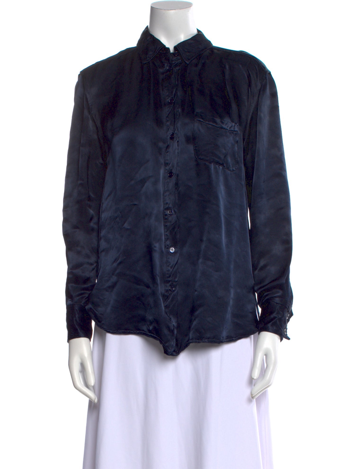 Sies Marjan Long Sleeve Button-Up Top