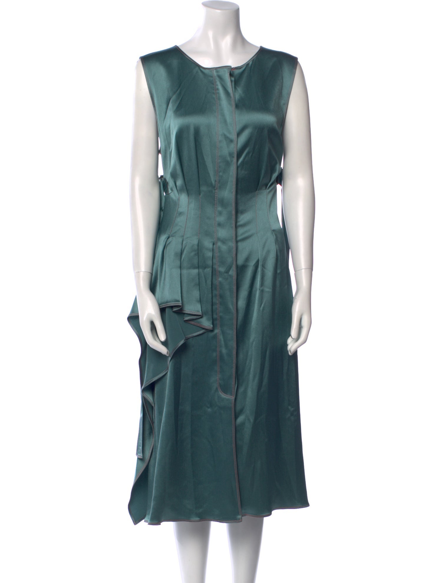 Sies Marjan Scoop Neck Midi Length Dress