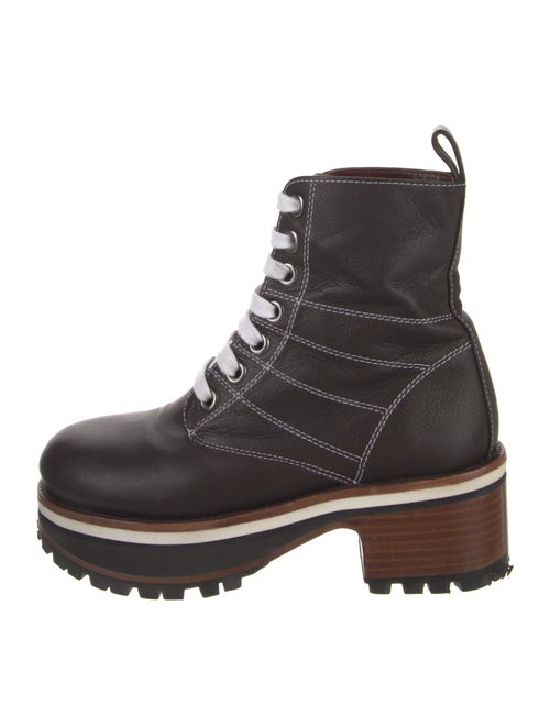Sies Marjan Leather Combat Boots