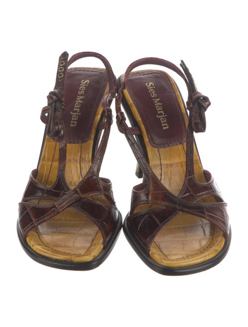 Sies Marjan Leather Slingback Sandals