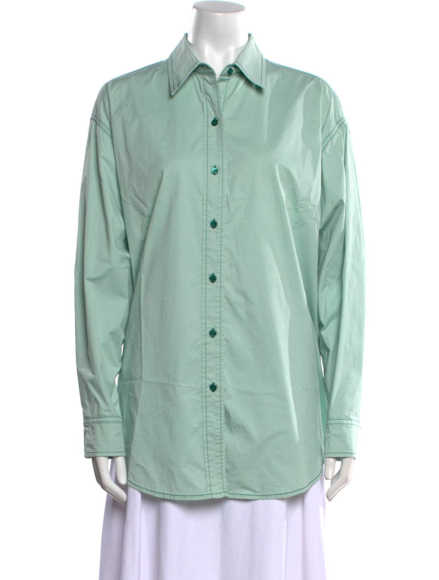 Sies Marjan Long Sleeve Button-Up Top