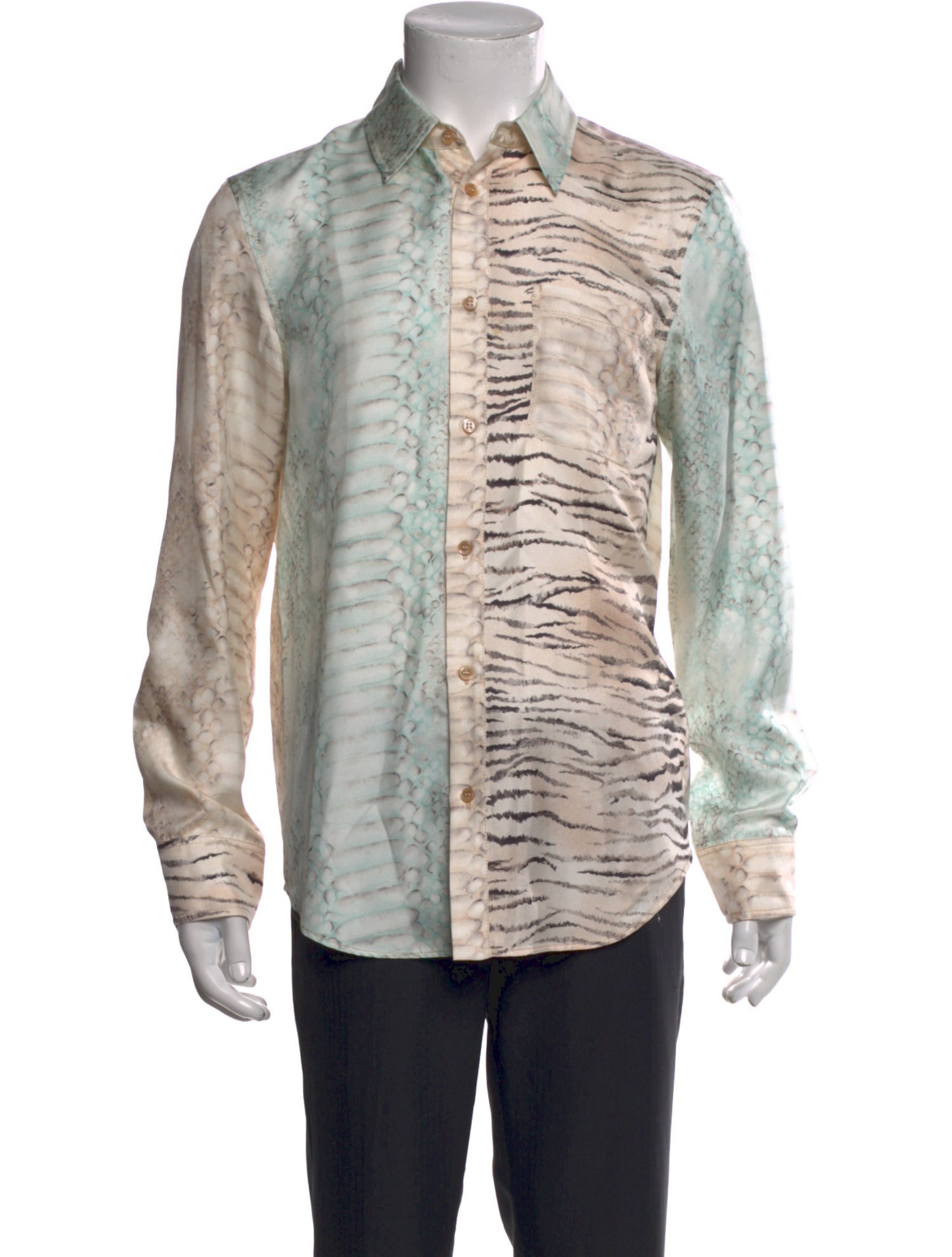 Sies Marjan Silk Animal Print Shirt