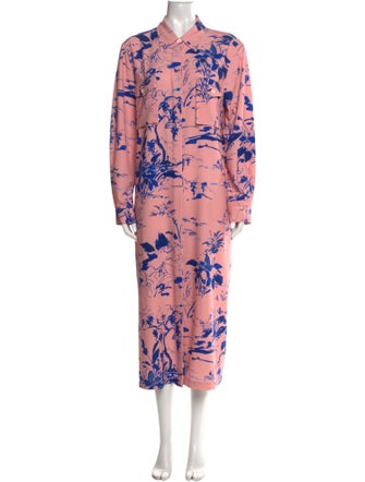 Sies Marjan Floral Print Long Dress