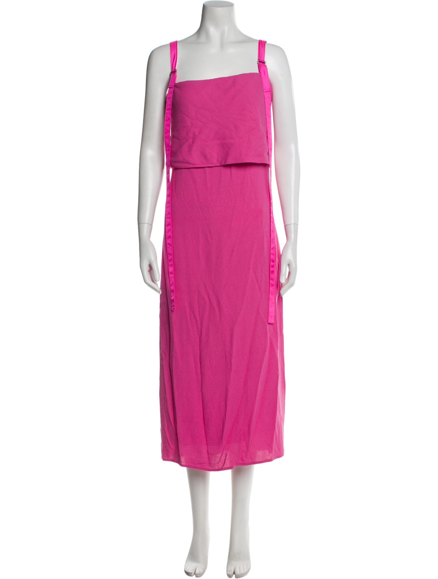 Sies Marjan Square Neckline Midi Length Dress