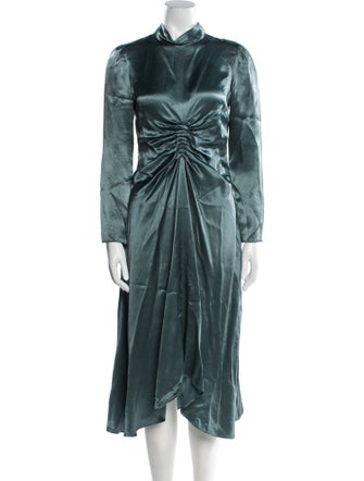 Sies Marjan Mock Neck Midi Length Dress