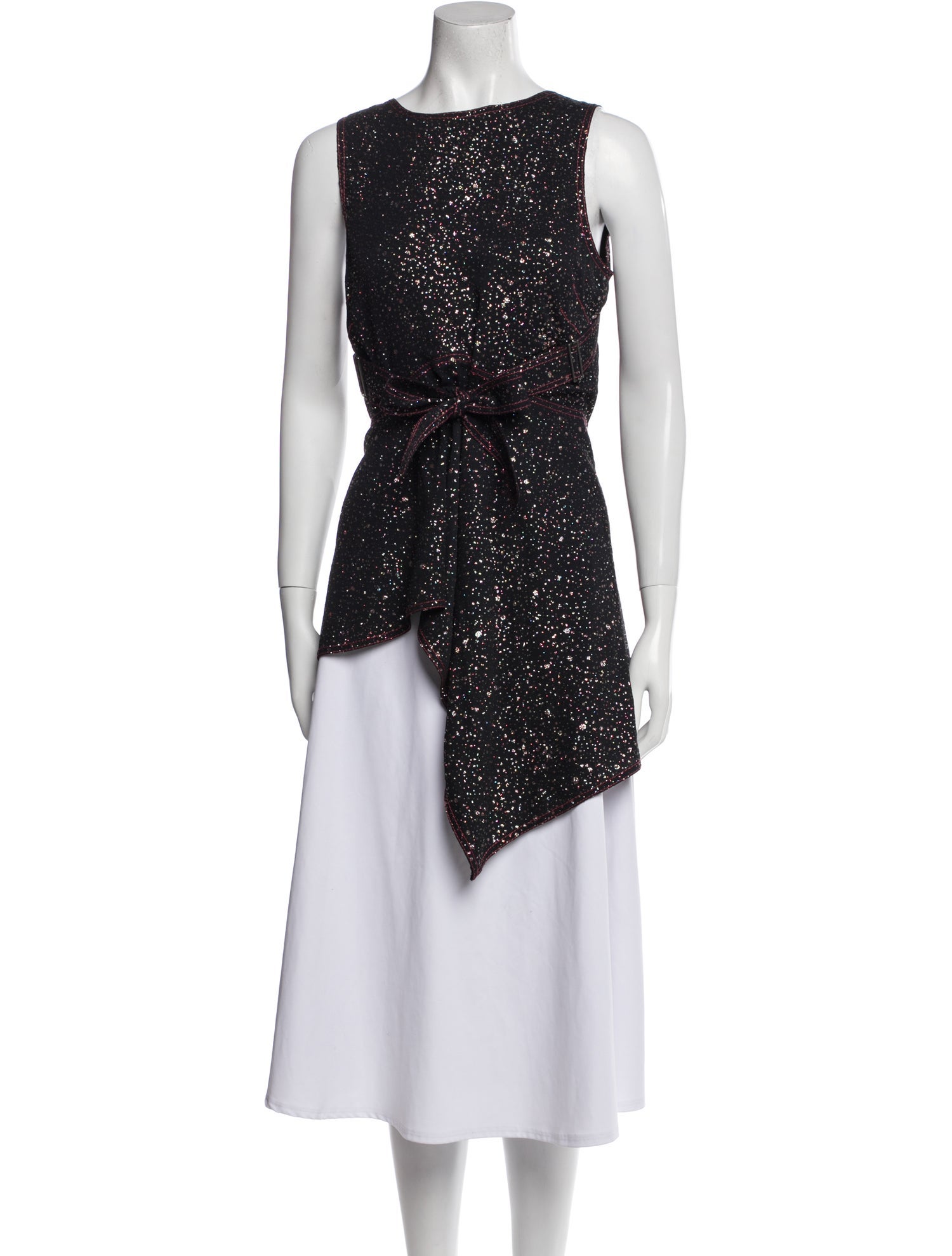 Sies Marjan Bateau Neckline Sleeveless Tunic